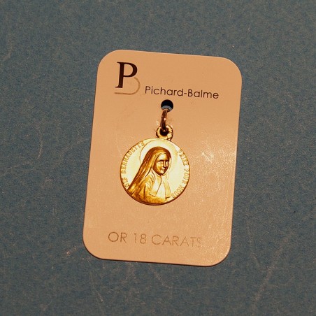 Médaille de Bernadette - Or 18 carats