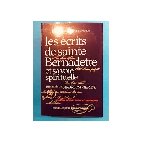 Livre Les écrits de Sainte Bernadette